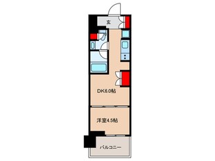 ウエリスアーバン水天宮前の物件間取画像